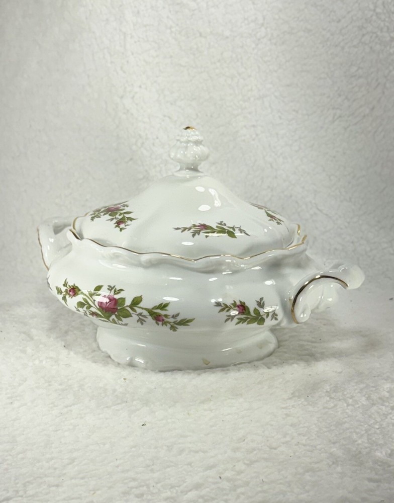 Johann Haviland Rose Bone China Covered Dish