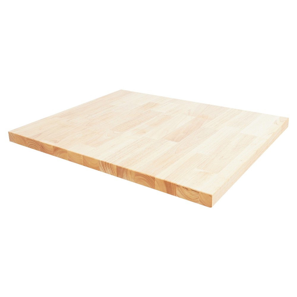 Modern Rectangular Countertop Rubber Wood Countertop Standard Countertop