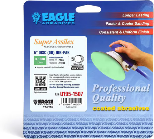 Eagle Abrasives 5” Assilex Discs - Lime NH
