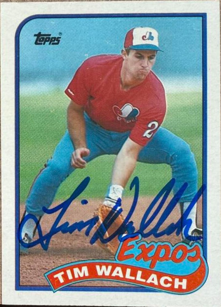 Tim Wallach Autographed 1989 Topps #720