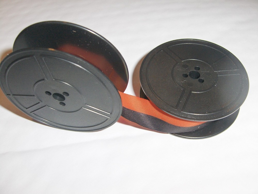 Smith Corona Typewriter Ribbons Blk/Red Large Spool (2 1/8) Diameter