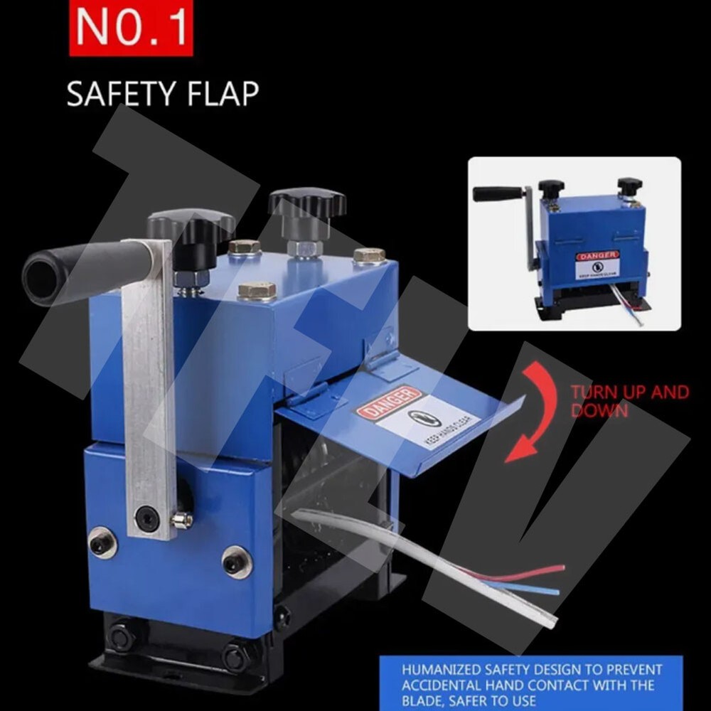 Small Size Using Wasted Wire Stripper Copper Plastic Separator Recycling Machine