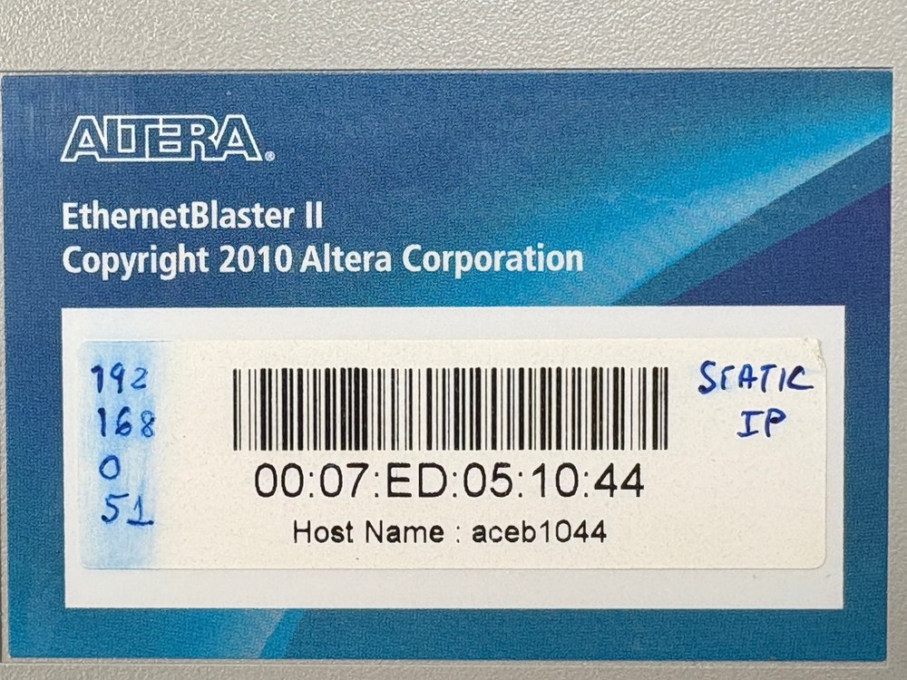 PRE OWNED | Altera EthernetBlaster ll FPGA Programming & Debug Interface Adapter