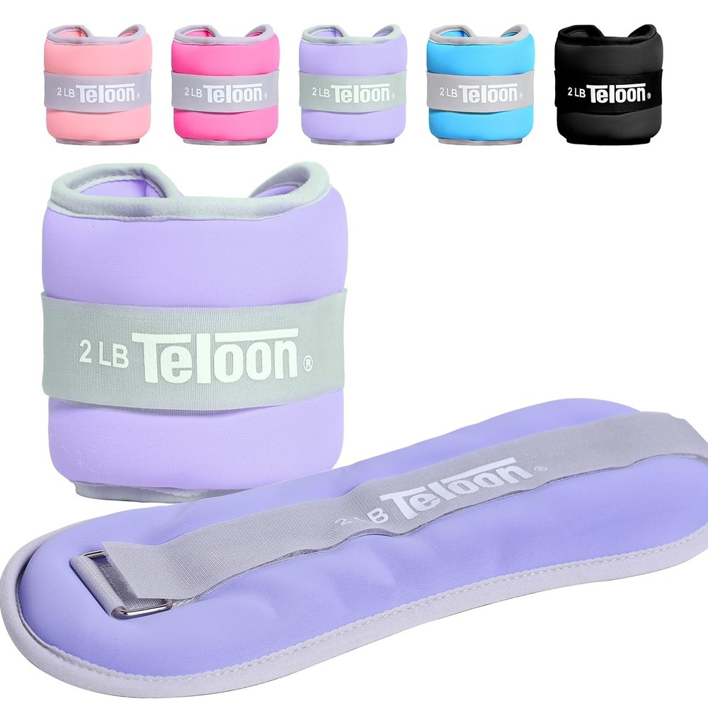 Ankle Weights (Light Purple, 2LB x 2 (4LB Pair))