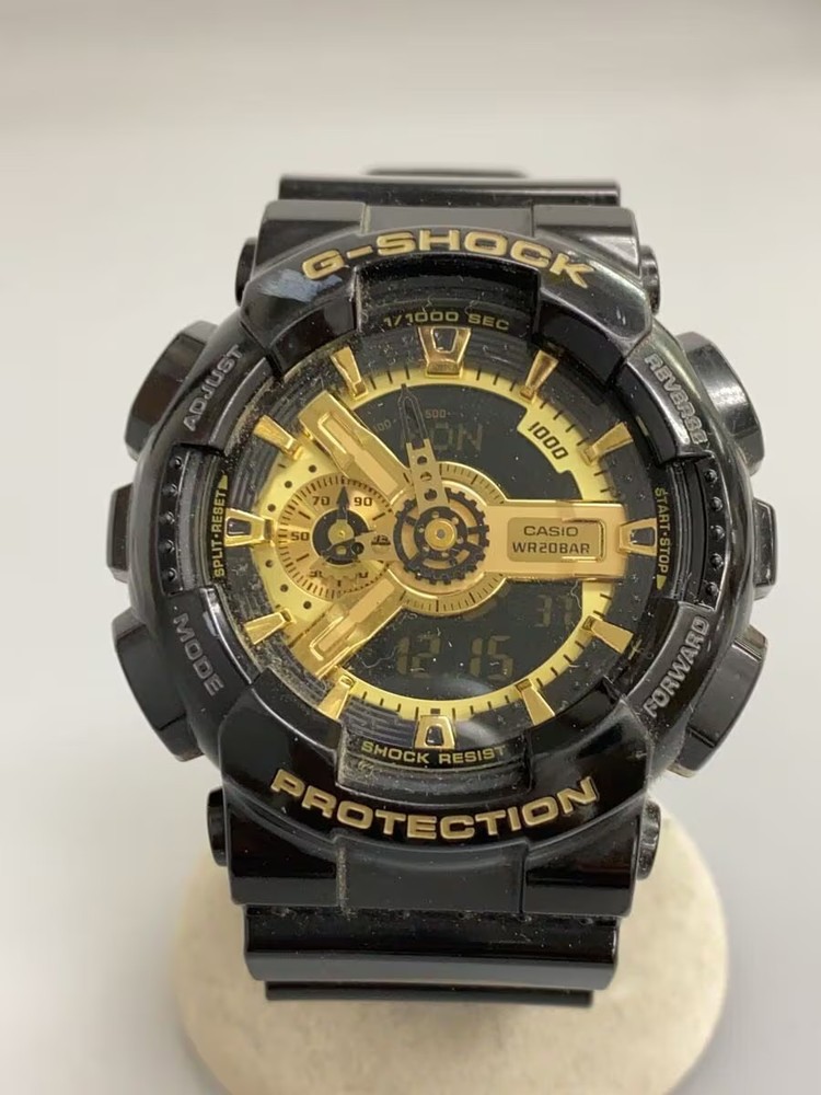 CASIO Quartz Watch G SHOCK Digital Analog Black