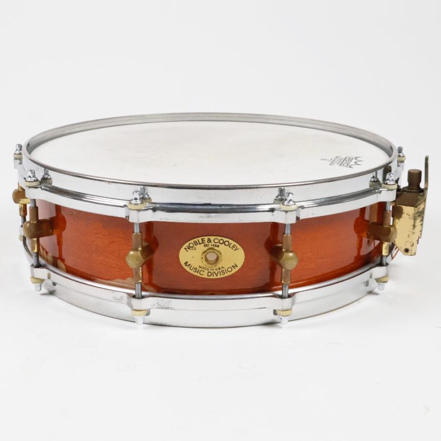 Used Noble & Cooley Solid Shell Classic Maple Snare Drum 14x4 Honey Maple