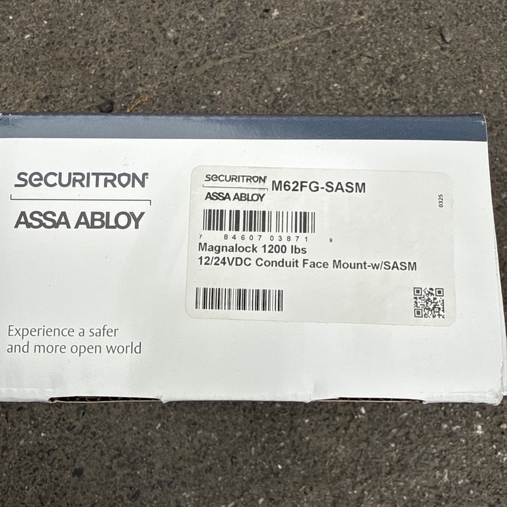 Securitron M62 Magnalock Electromagnetic Lock - White