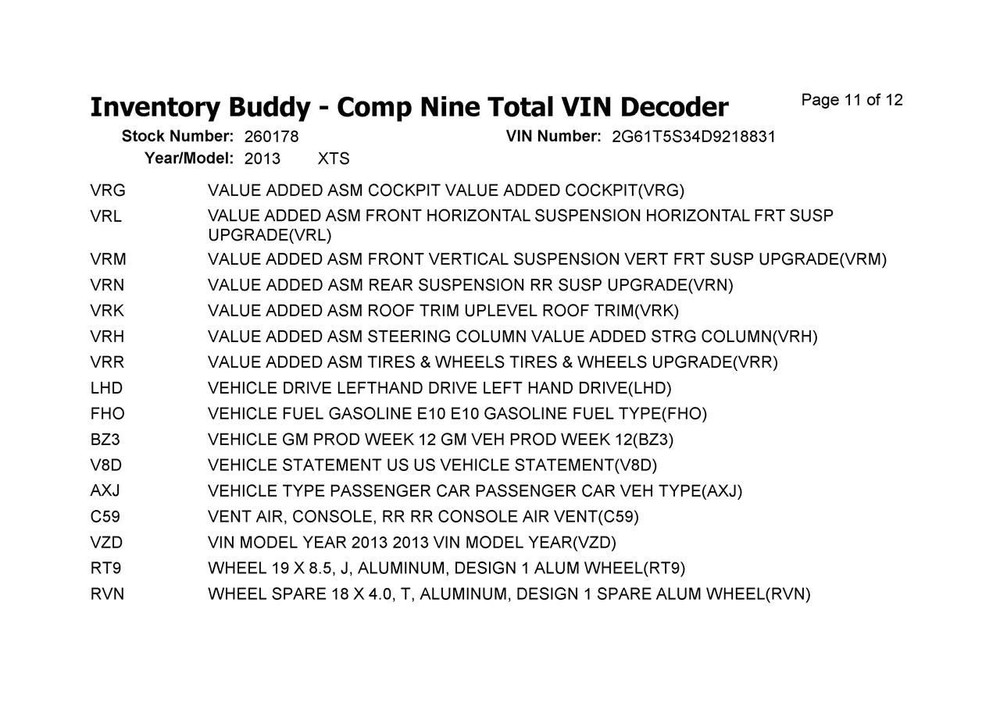 Fuse Box Engine Fits 13 XTS 967424