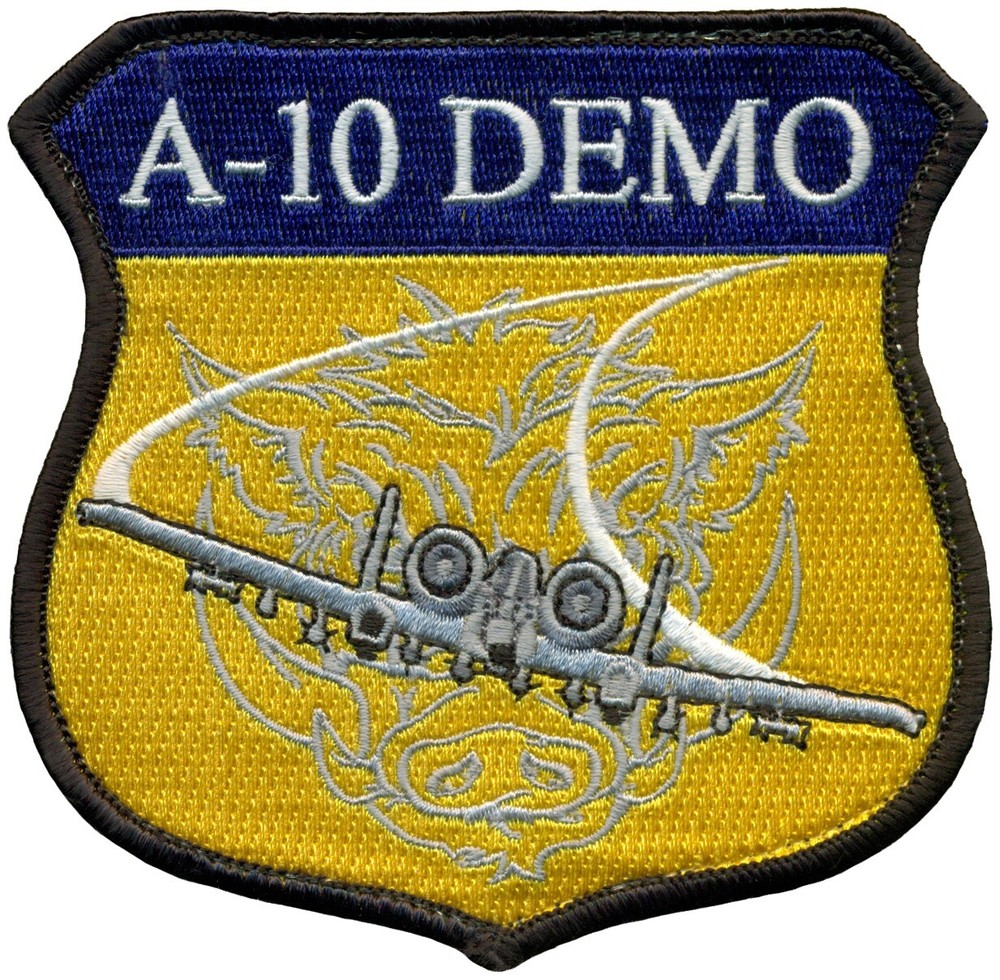 USAF A-10 THUNDERBOLT II - DEMONSTRATION TEAM PATCH