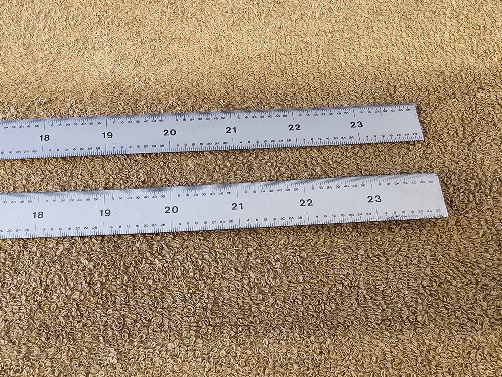 2 Pec 24" 16R Double Sided Drafting Spring Ruler Rule 32 64 100 50ths