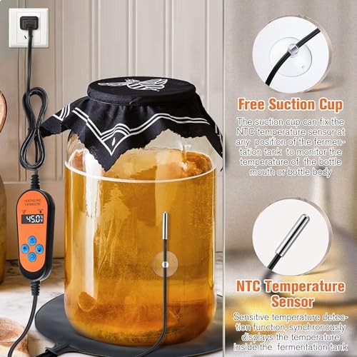 Kombucha Heating Pad with Digital Temperature Control.8" Fermentation Heating 1
