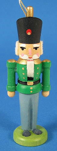 Nutcracker German Ornament Green Coat