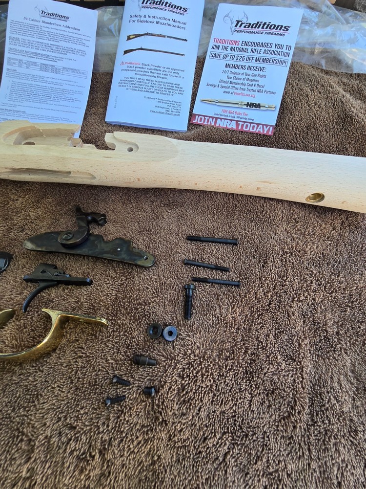 BLUNDERBUSS TRADITIONS 54 CAL BLACK POWDER MUZZLELOADING RIFLE PERCUSSION NOS