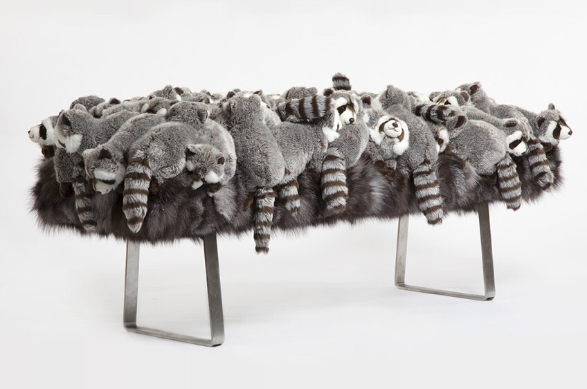 AP Collection Raccoon bench limited production 