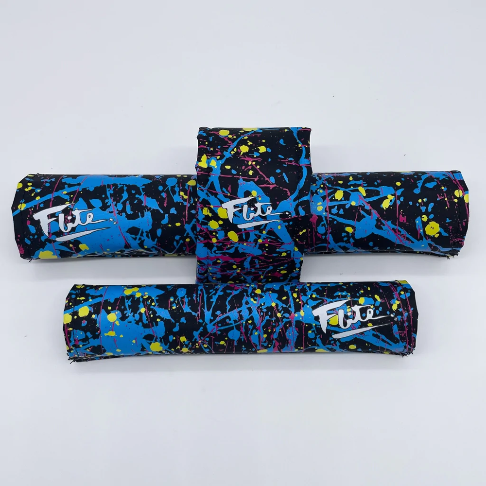 Splatter BMX Pad Set by Flite - Multiple Colors Available