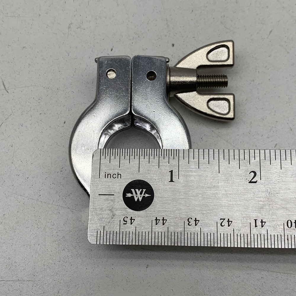 Dual Ginge Sanitary Tri Clamp Fitting 1/2" - 3/4"