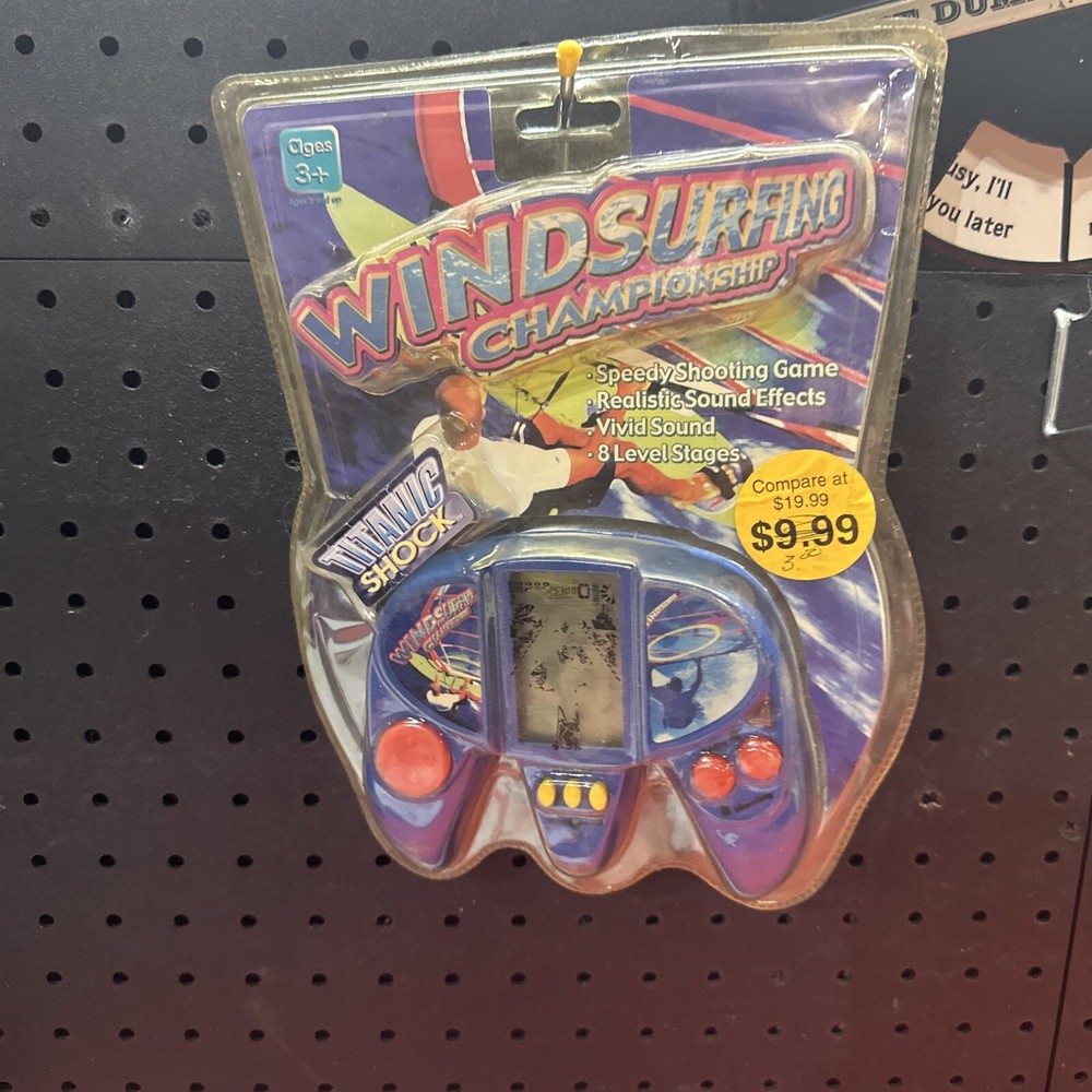 vintage virtual shotting game windsurfing handheld