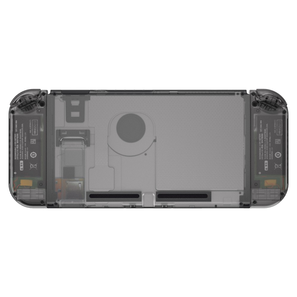 Clear Black Console Back Plate Controller Housing Shell Set for Nintendo Switch