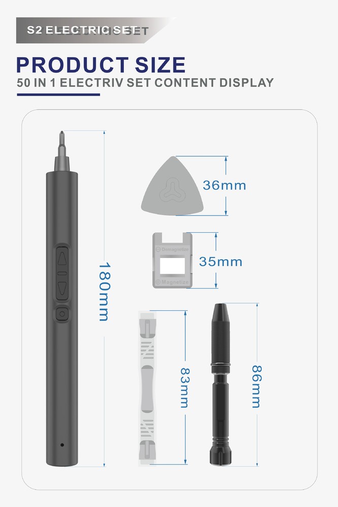 Electric Power Screwdriver Portable Rechargeable Lithium Precision Screw Driver