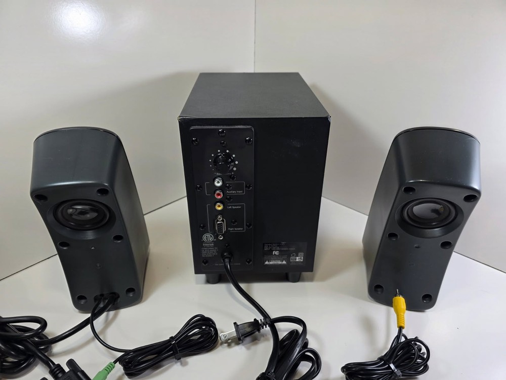 Logitech Speaker System Z323 with Subwoofer, Black, -Fully Tested