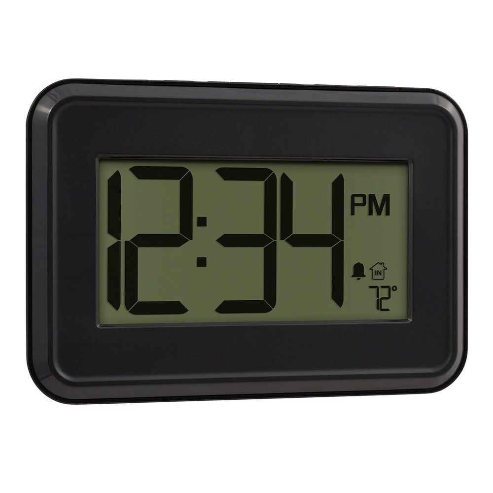 W80000 La Crosse Technology Digital Wall Clock with IN Temperature & Timer