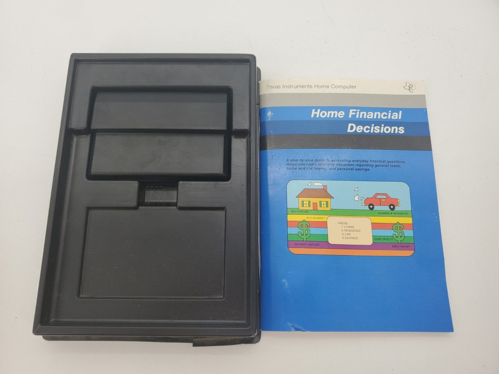 Texas Instruments Computer Software TI-99 Home Financial Decisions Tested