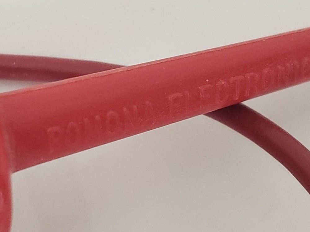 Pamona Double Minigrabber Test Clip Pair Set - Same Both Ends - Red & Black