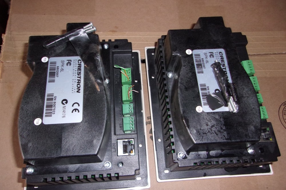 2X Crestron SPK-6L Speaker Thing Touch Screens