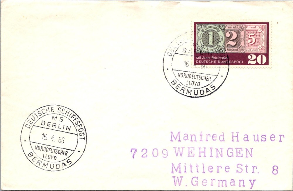 Bermuda 1966 - M/S Berlin - F67581