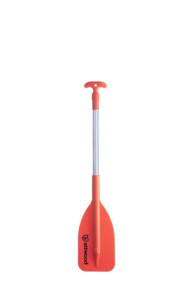 Emergency Telescoping Paddle for Boating, Orange