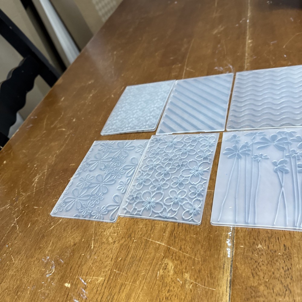 stampin up embossing folder lot