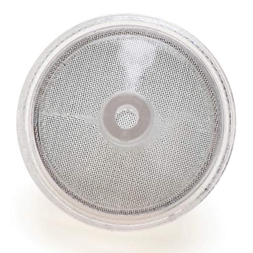 Inline Fuel Filter - Universal Clear See-through Mesh Fuel Filters (Pack of