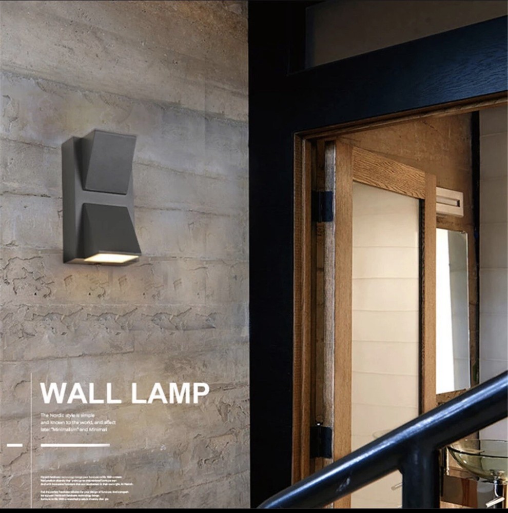 outdoor lighting wall