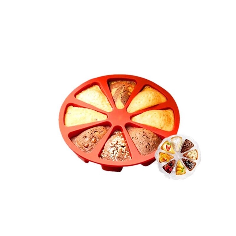 Baking Silicone Mold 8 Points Scone Cake Cupcake Bakeware