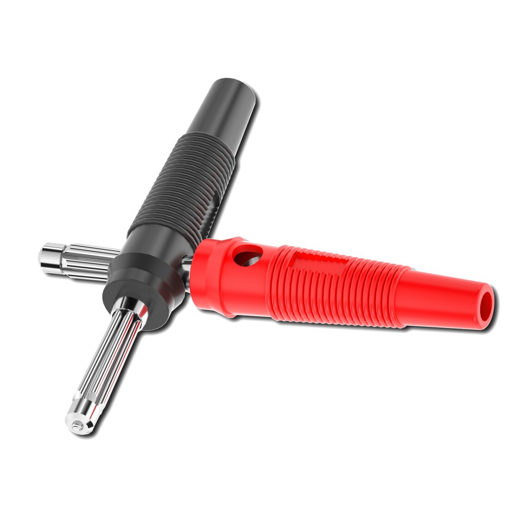 4mm High Current Banana Plugs Stackable 32A Screw Type Solder Banana Connector