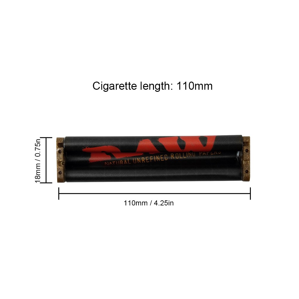 2pcs RAW 110mm Hemp Plastic Adjustable 2Way Rolling Machine for King Size Papers