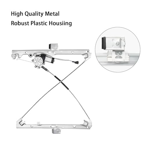 Front Left Driver Side Power Window Regulator with Motor Assembly, for 1999