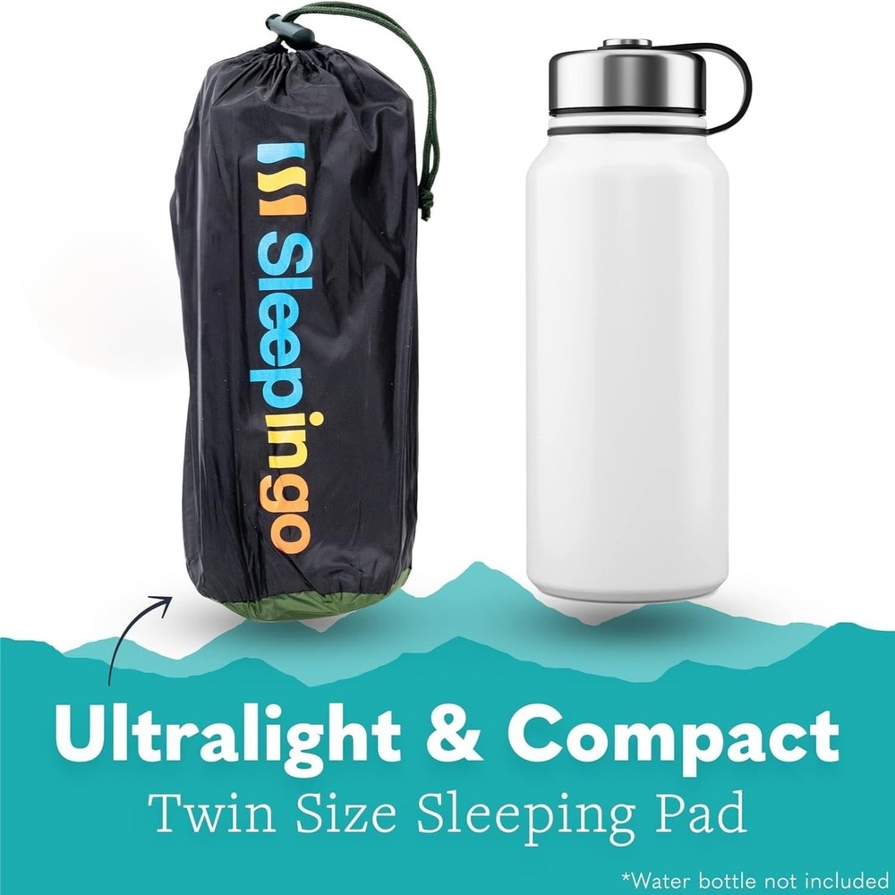 Inflatable Camping Sleeping Pad - Lightweight, Waterproof, and Easily Packable