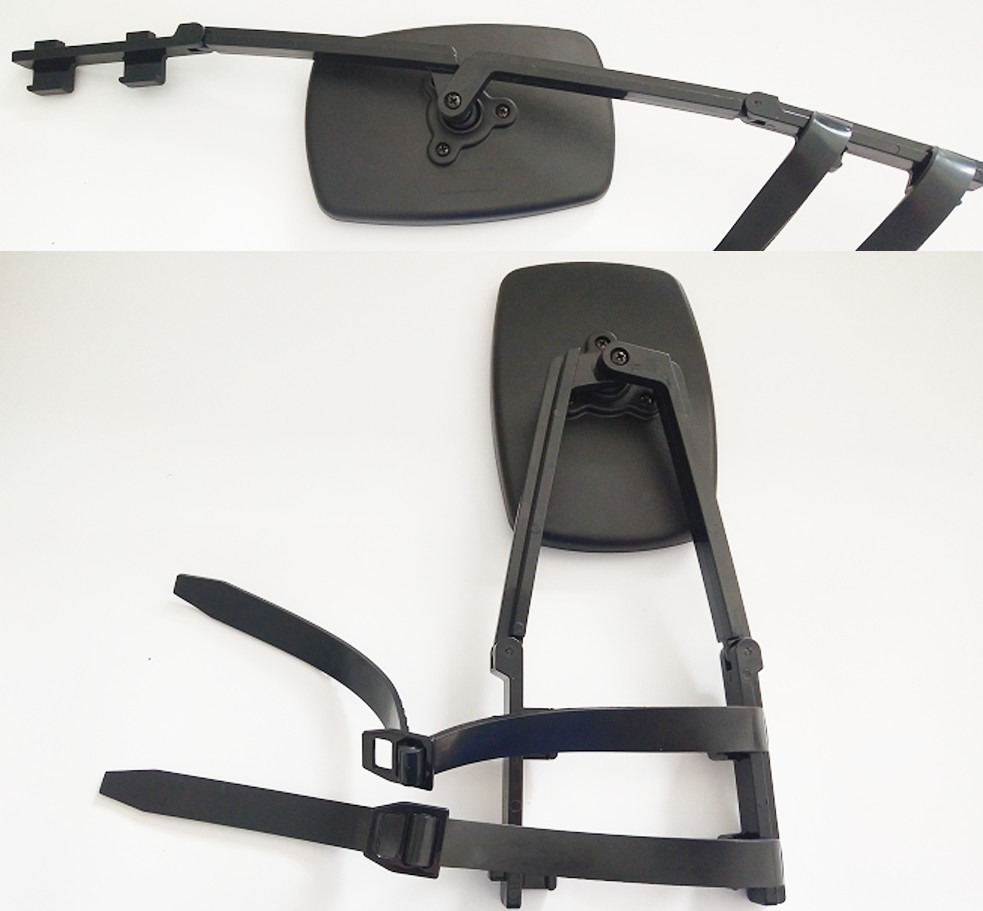 2Pcs Universal Adjustable Caravan Trailer Towing Mirror Clip-On Extension Mirror