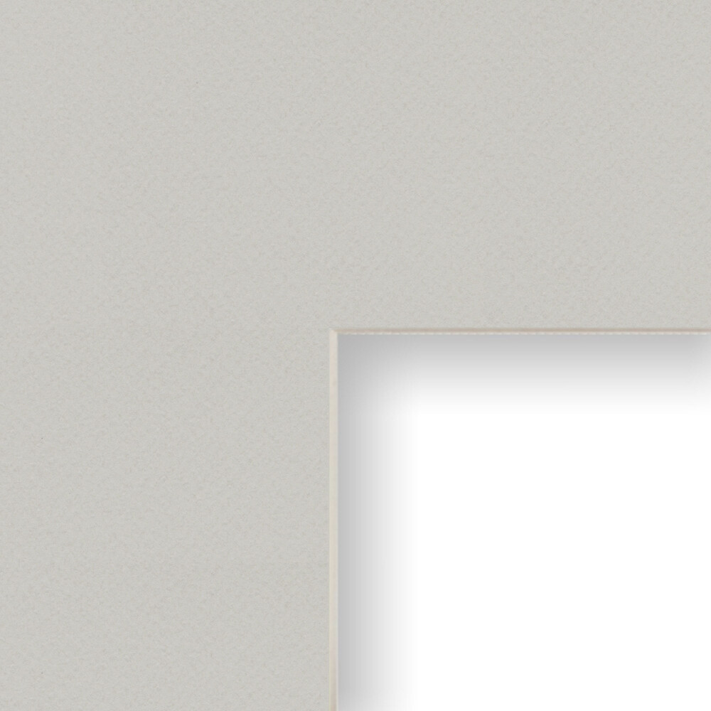 Craig Frames Grey Mat With a Bevel Cut Opening For a Picture Frame