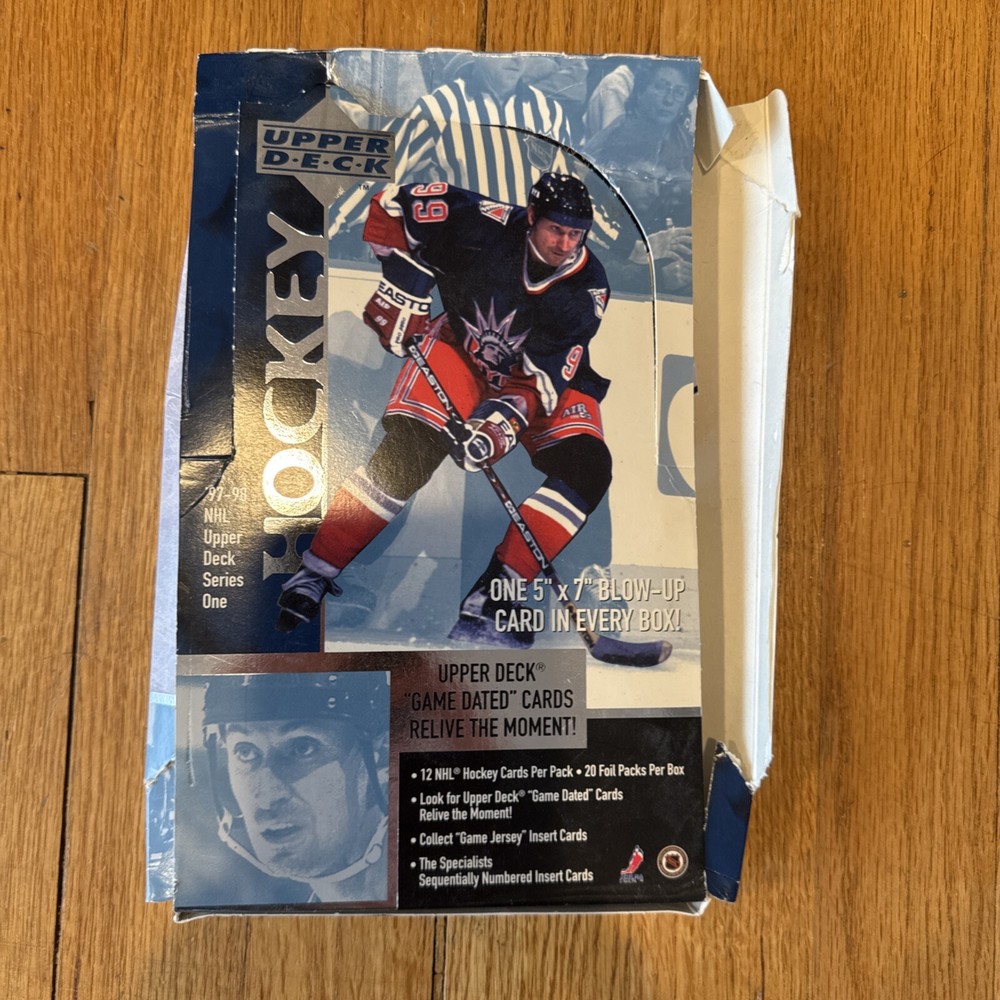 1997-98 Upper Deck Series 1 Hockey Box OPENED