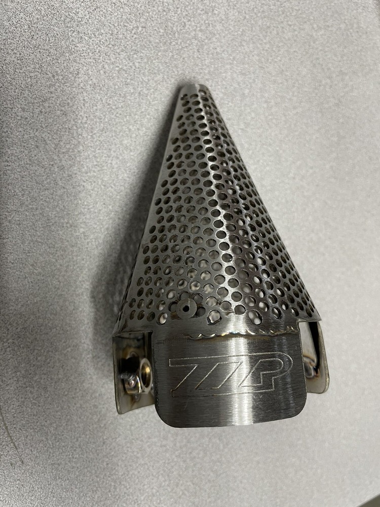 ZZPerformance 2.5" Vortex Cone Exhaust Sound Reducer Pipe Muffler Insert