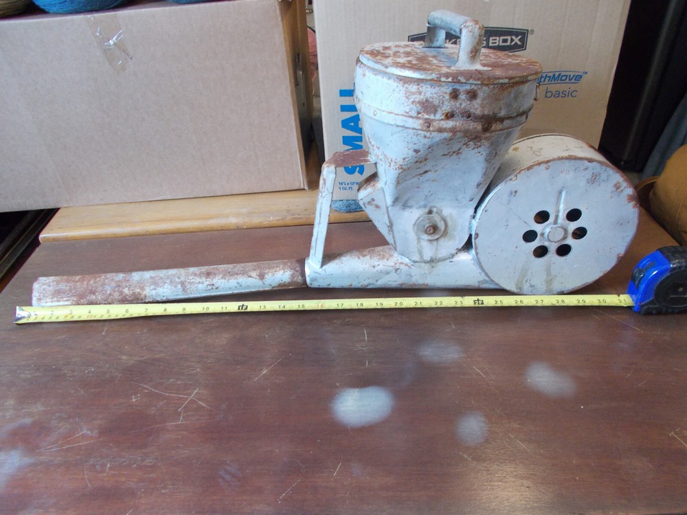 Antique Seed/Fertilizer Spreader with Hand Crank