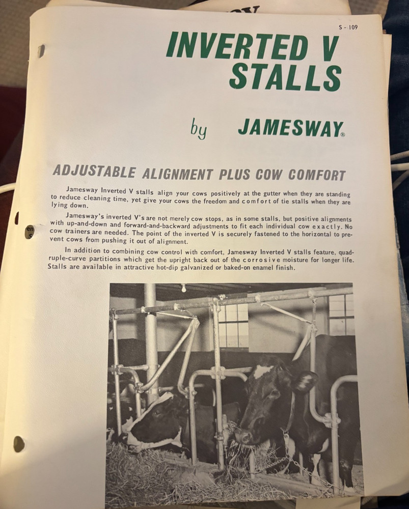JamesWay Inverted V Stall Brochure AMIL25