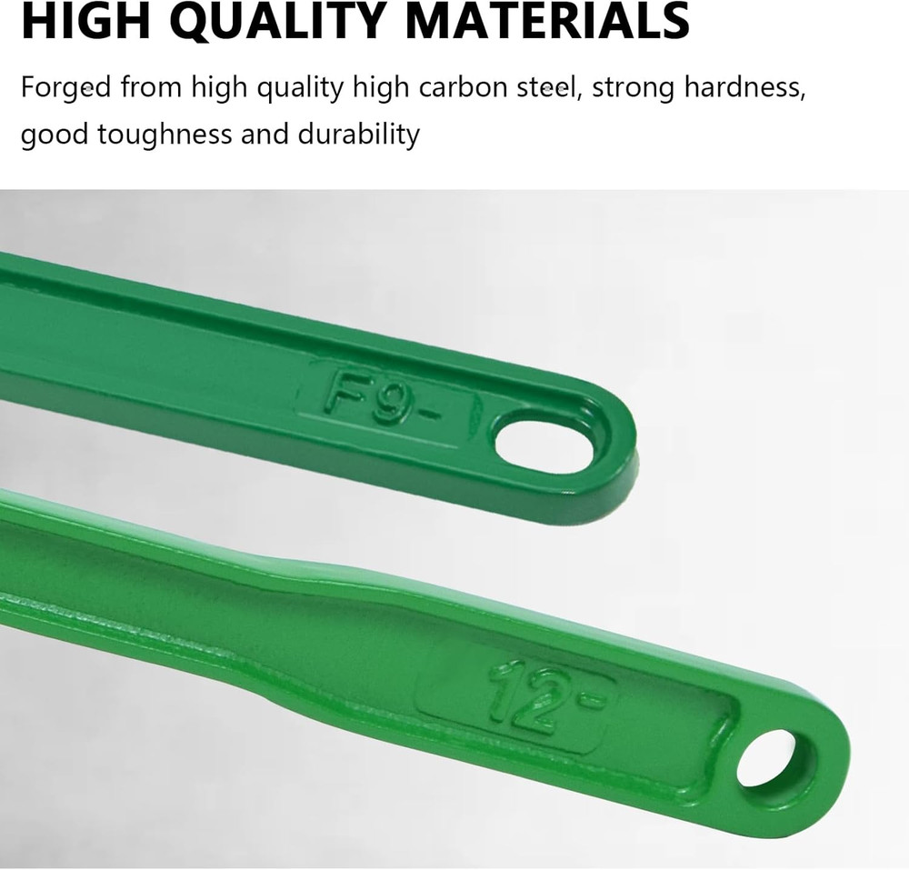 2-Piece Rubber Strap Wrench 9' & 12’ Handle, Adjustable Strap Wrench, Rubber Str
