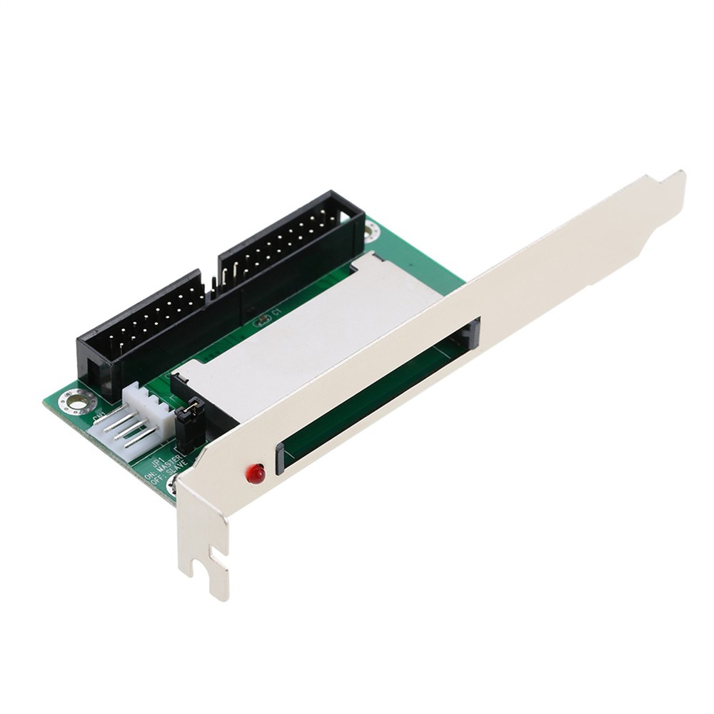 CF to IDE Adapter with Back Panel Adapter/Converter Pci Bracket Back Panel