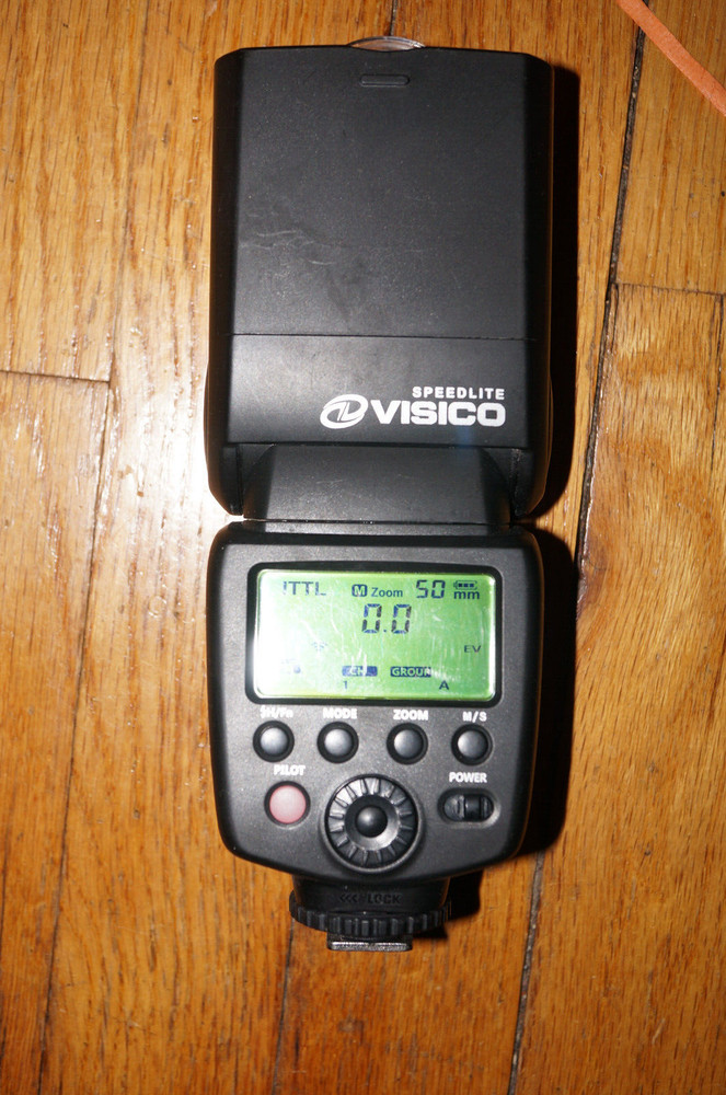 Visico VS-765 i-TTL Flash for Nikon w/Custom Brackets CB Junior