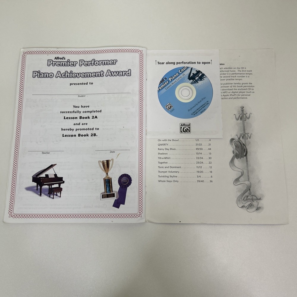 Alfred Premier Piano Course Lesson Book 2A Includes CD