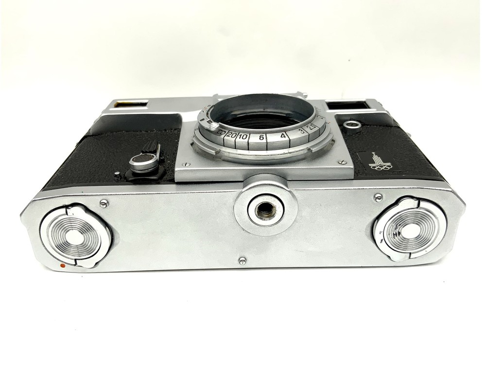 Kiev 4 Measuring Camera With Contax RF Olympia Compact Camera Analog Camera