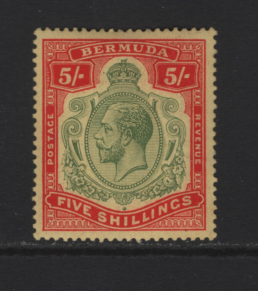 BERMUDA SC#52 -- MH, VF -- WMK #3
